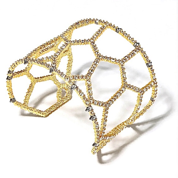 Alexis Bittar 14k Gold/Ruthenium Crystal and Spikes...